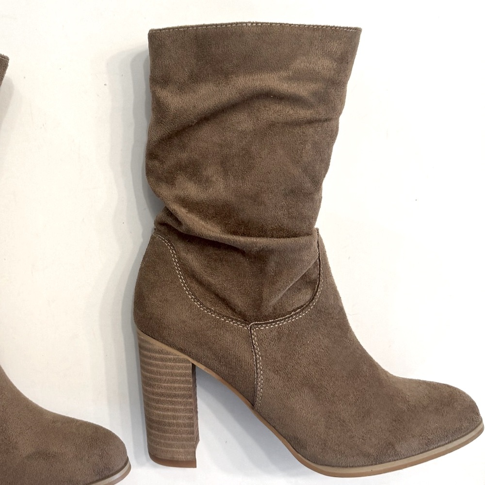 Oasis Society Beige Women's Heeled Boots - Picture 11 of 14